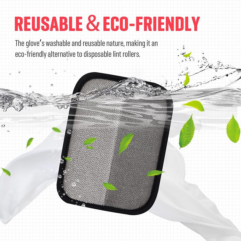 Pet Hair Remover, Electrostatic Pet Hair Removal Gloves, Reusable Cat & Dog Hair Remover For Couch