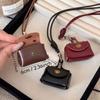 Pendant Hanging Neck Coin Purse Necklace Leather Women Necklace New Headphone Bag  Women