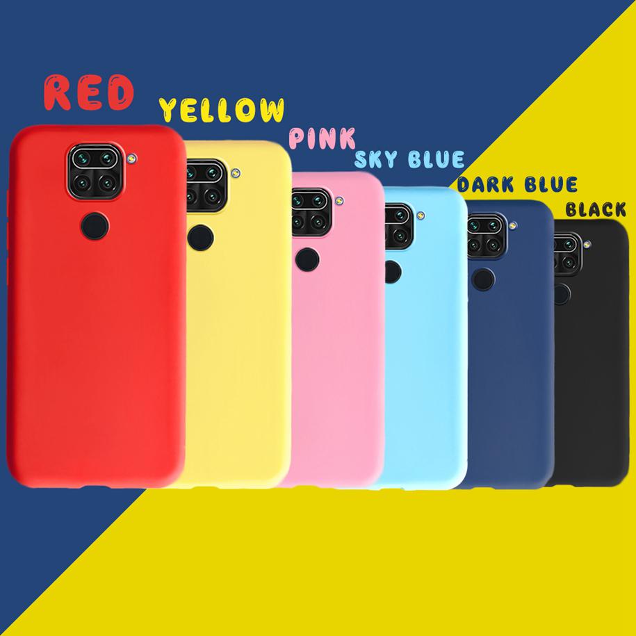 For Xiaomi Redmi Note 9 4G Case Liquid Bumper Soft TPU Protector Case for Xiaomi Redmi Note 9 Note9 10X 4G Phone Case