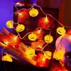 10pcs 1.5m 6.5m 30pcs Led Simulation Maple Leaf Pumpkin Lantern String Thanksgiving Halloween Solar Battery Decoration Lights