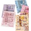 5/6Pcs Cartoon Stationery Set With Pencil Ruler Eraser Sharpener Notebook For Kids Students Back To School Daily Study Gifts