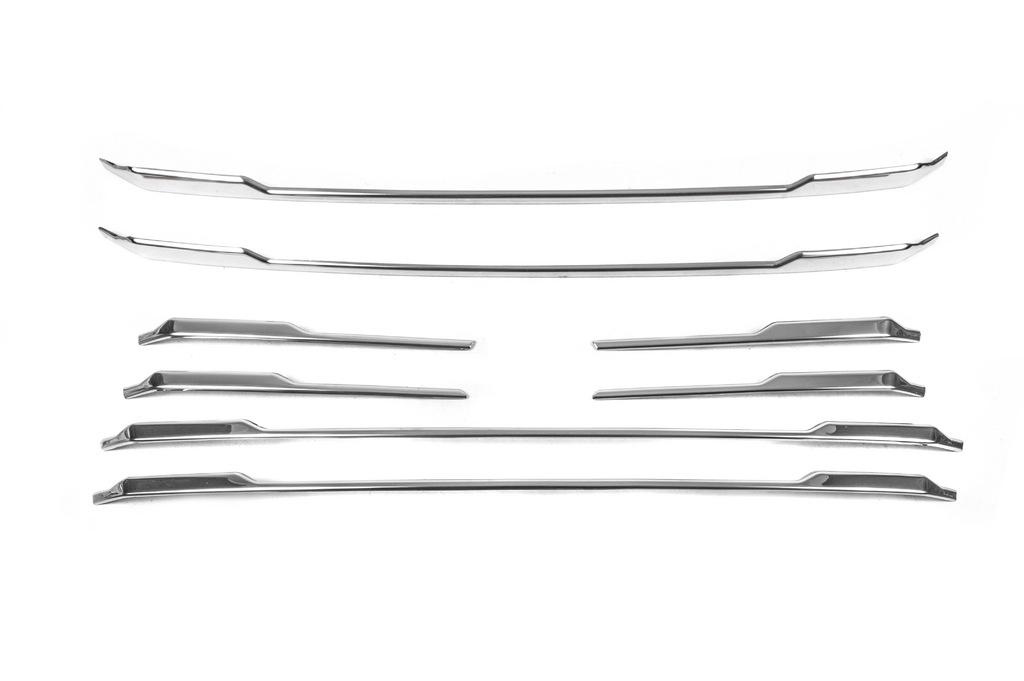 

Накладки на решітку (нерж) для Ford Courier 2023- рр