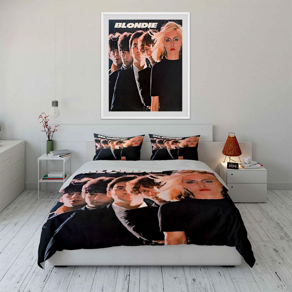 Blondie Album Cover Art Bedding Duvet Cover Set Duvet Cover Pillowcases  (1*Duvet Cover 2*Pillowcases, without duvet insert)
