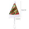 Pet Santa Hat Christmas Costume Headwear for Cat Dogs Pet Festival Party Props Sequins Santa Cap Headband Pet Accessory