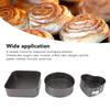 3pcs Removable Bottom Cake Pan Set Carbon Steel Cheesecake Pan Set Baking Tool  Bakery Catering
