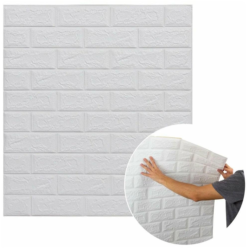 Room Decoration Foam Brick Pattern Waterproof and Moisture-proof Wallpaper Anti-collision Self-adhesive Wallpaper Wall Stickers