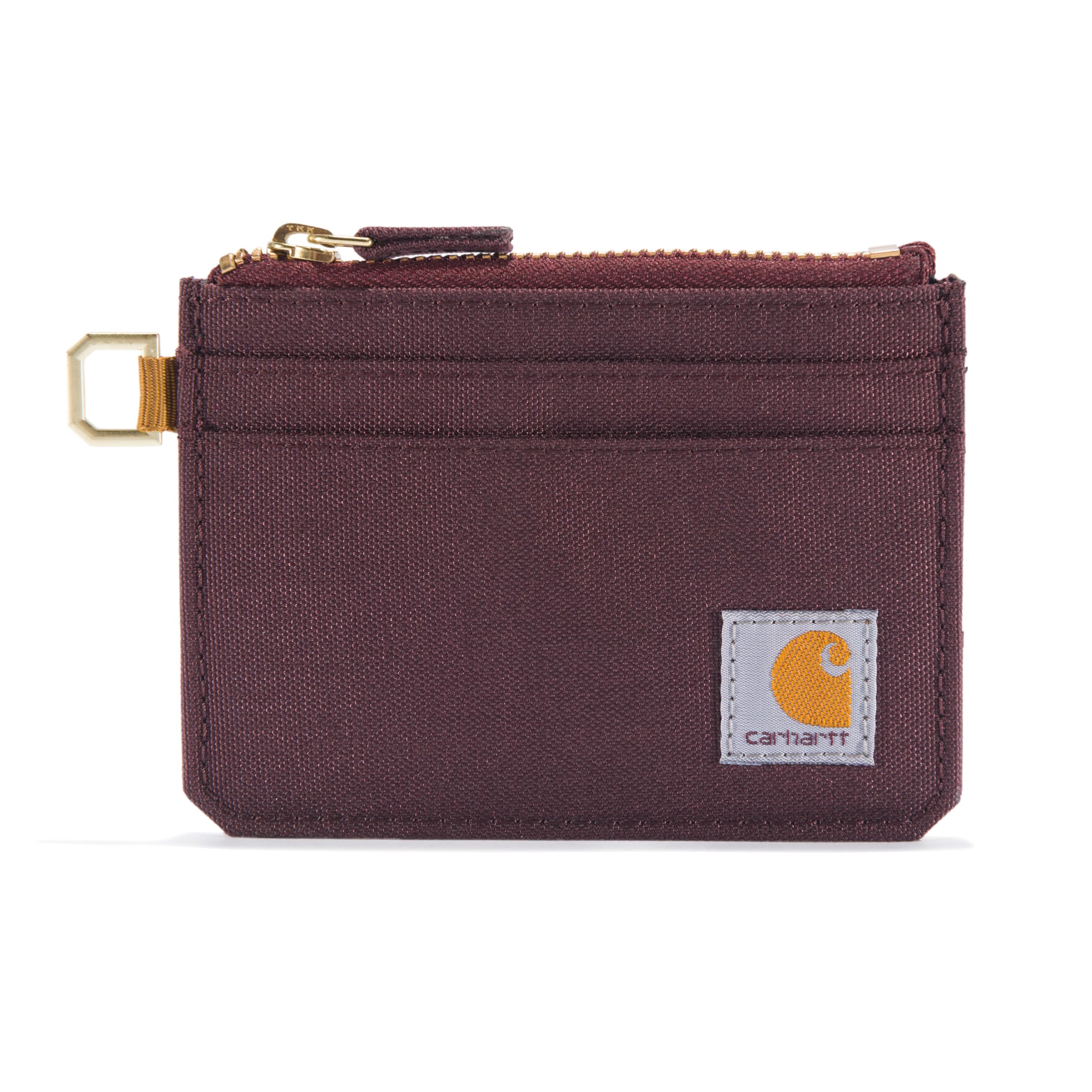 

Carhartt Women s Casual Nylon Duck Zipper Card Keeper Wallet, Nylon Duck Zipper (Deep Wine). One Size, Casual Nylon Duck Zipper Card Keeper Wallet