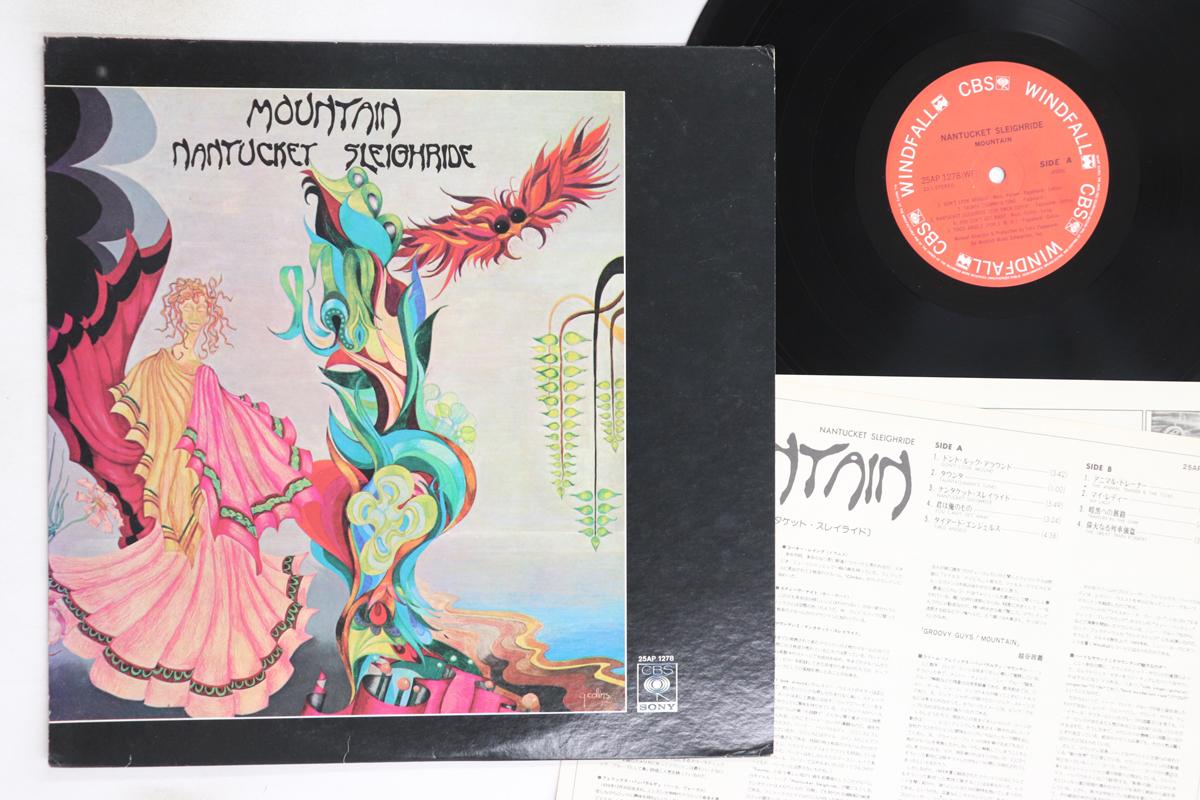 

LP Record MOUNTAIN - Nantucket Sleighride 25AP1278 CBS SONY 1978 Japan Rock Used