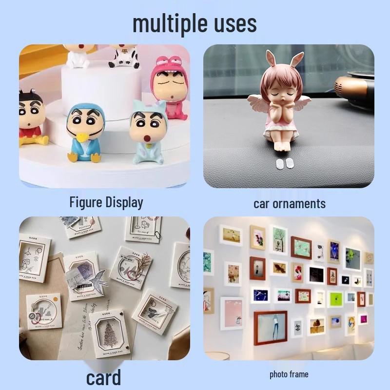 Acrylic Nano Double-Sided Transparent Removable Round Adhesive Dot Pads