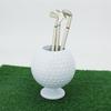 1Set Golf Pen Holder Desktop Fashion Stationery Small Ornament Golf Gift Personalized Pen Holder