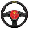 PVC Steering Wheel Cover - Momo - 38-39 Cm - Black and Red - Microfiber - Red Stitching - Comfortable Grip
