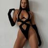 Sexy Adult Lace Women Spandex None Solid Babydolls Chemises Lingerie Ultra Sexy Lingeries For Woman Set