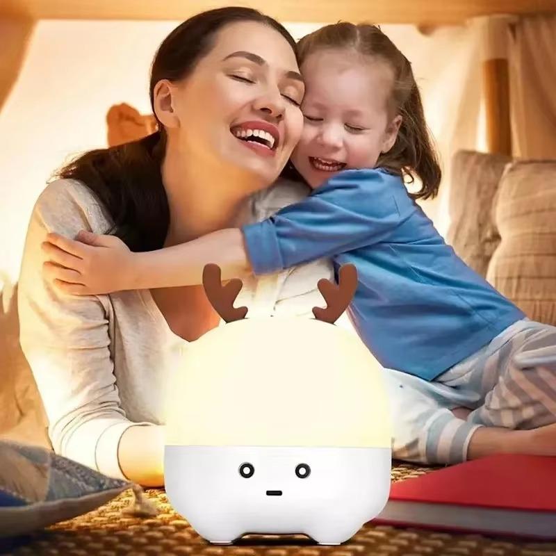 Creative Little Deer 2 In 1 Wireless Bluetooth Speaker Colorful Night Light Lamp Children's christmas/wedding/Birthday Gifts