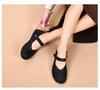 Plus Size Mary Jane Flat Shoes for Women - Handmade Leather Classic Style