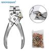 Adjustable Hole Punch Pliers, 4-13mm Depth, Lever Design for Easy Punching & Eyelet Setting