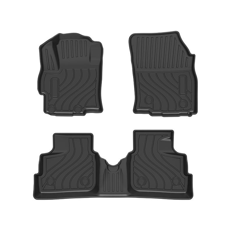 Eco-Friendly Waterproof TPE Floor Mats for 2024 Mitsubishi MIRAGE Hatchback LHD - Odorless with Galaxy Carpet Surface