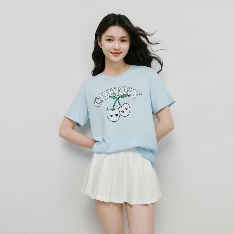 

Women s Casual Loose Fit Printed T-Shirt L