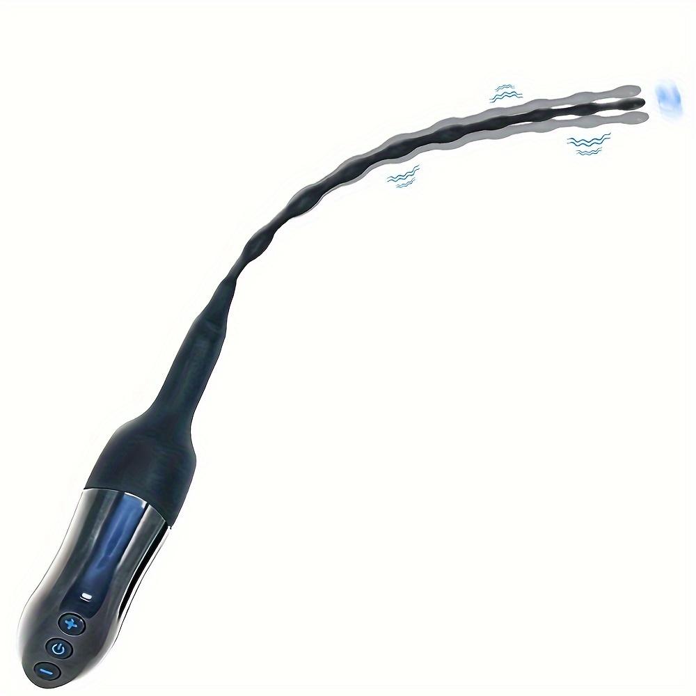 10 Geschwindigkeiten Langer Harnröhrenvibrator Katheter Penis Plug Sexspielzeug für Männer Vibrator für die Harnröhre Dehnstab Massagegerät Dildo Vibrator