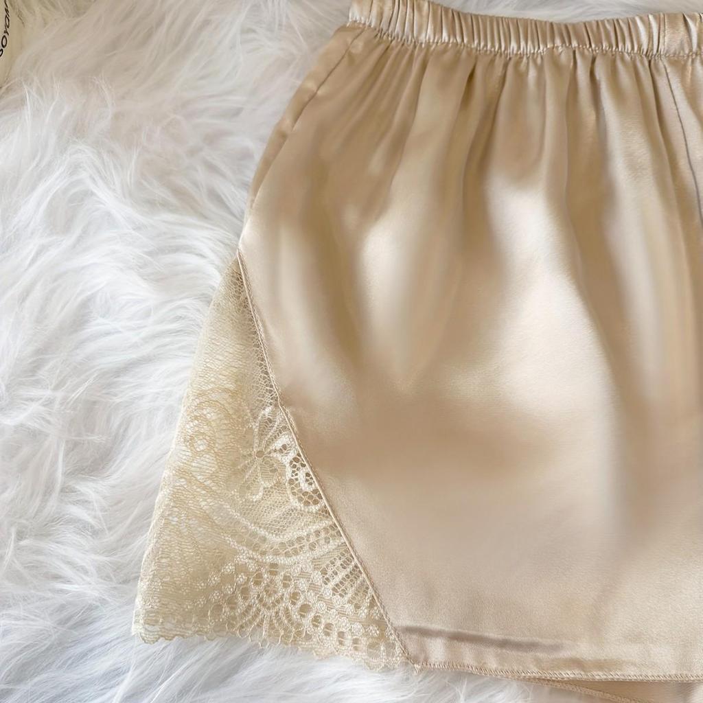 European and American Style Women's Sexy Lace Pajama Set