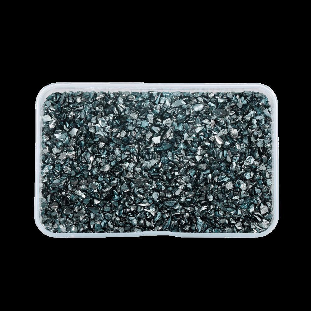 

Набор для дизайна ногтей из разноцветного нерегулярного стеклянного гравия ручной работы 80g/box