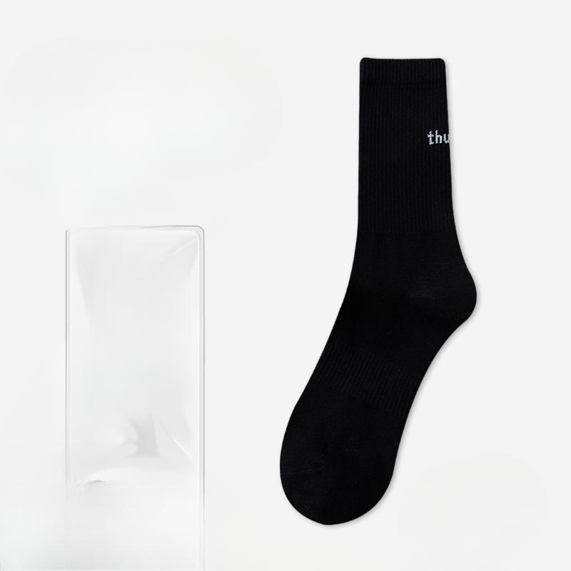 

Женщины Весной и Осенью Чистый Хлопок Тренд Буквы Баскетбол Их Хлопковые Носки 1 pair