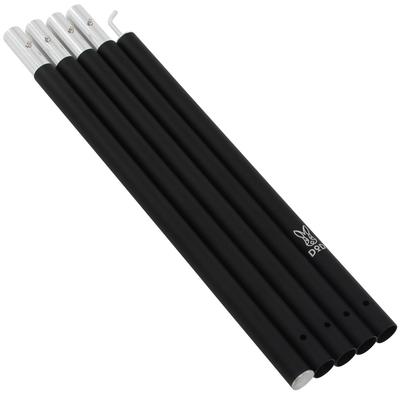 DOD XP5-507K Big Tarp Pole 250cm Aluminum Storage Bag Thickness 28mm [BlackRed]
