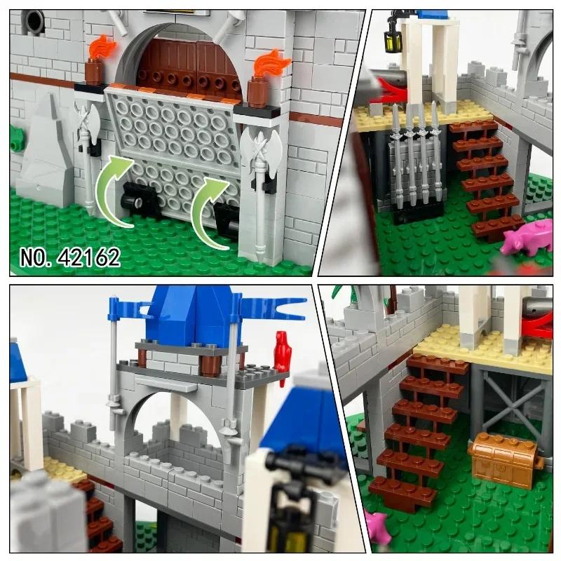 Creative DIY Medieval Roman Knight Castle Building Set Model, Christmas, Halloween and Birthday Gift, Military Collectible Toy