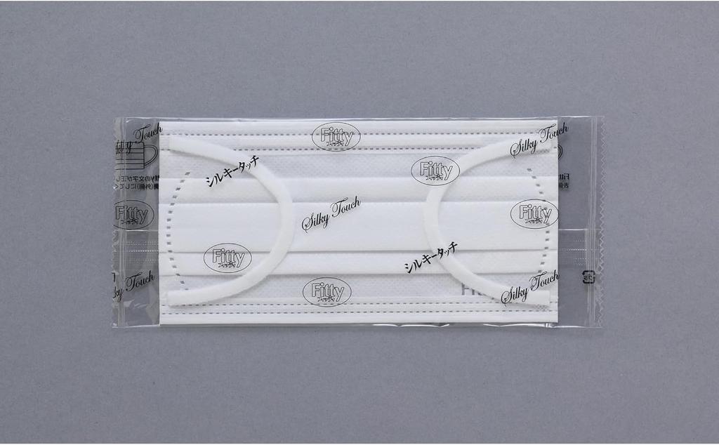 Fitty Silky Touch Ear Loop Soft 30 Regular White (PM2.5 Compatible) Mask, Pieces, Size,