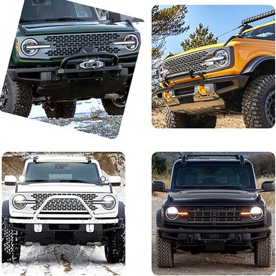 Car Accessories License Plate Base Frames Aluminum Auto Front License Plate Base Fit For Ford Bronco 2024 2024 Easy Installation
