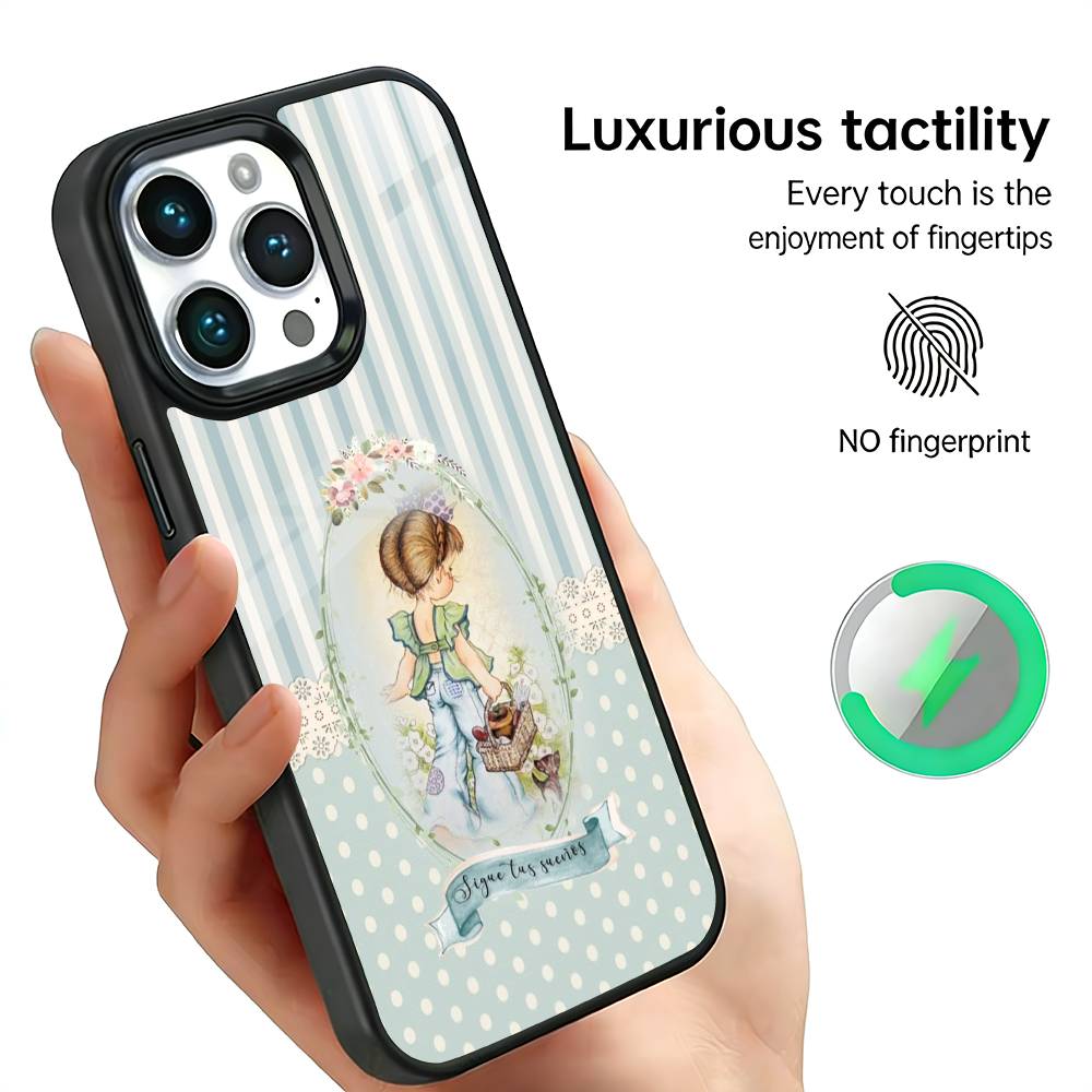 

S-Sarah K-Kay Girl Phone Case For iPhone17,16,15,14,13,12,11 Plus,Pro Max For Magsafe Wireless Charging iPhone17Air