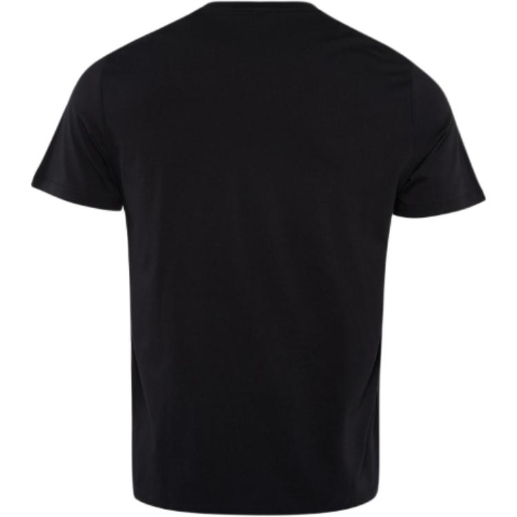 Calvin Klein Letter Logo Slim Fit Short Sleeve Round Neck T-Shirt Men Tops Black 00040EM286-UB1