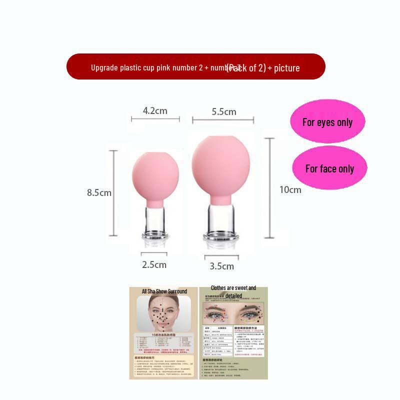 Enhanced Silicone Facial Cupping Set for Skin Lifting and Beauty