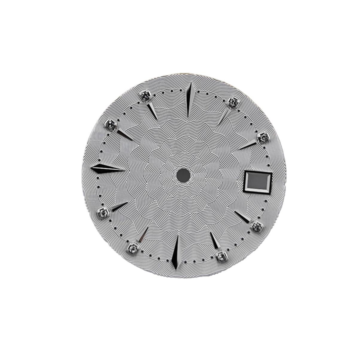 

New NH35 Watch Dial 29mm Diamond Scale Faces Dial for NH35 NH36 Movement Watch Accessories No Logo Diy Parts Replacement parts