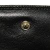 Used 11679 Trifold Wallet 288648 7942 RFID IC Chip Gold Compact Wallet Logo Clip Black Unisex from Japan AUTHENTIC