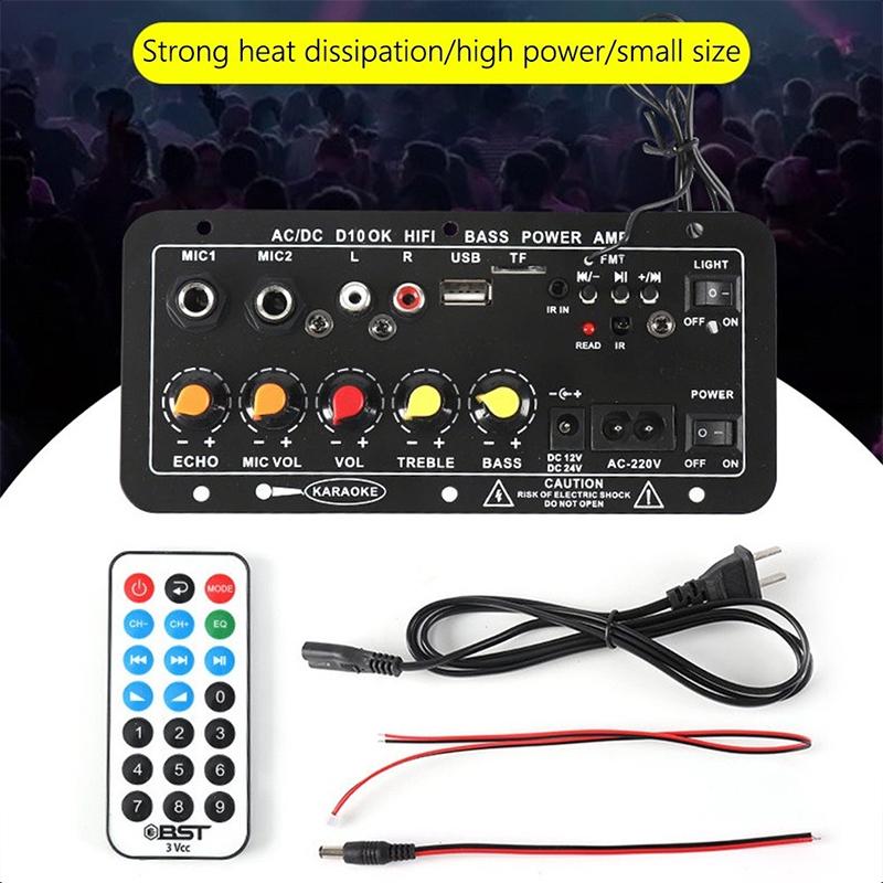 D30 D10 Amplifier 12V24V High Power Amplifier With Bluetooth With Digital Display Car Audio