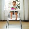 Poggiapiedi regolabile per seggiolone, sgabello in plastica antiscivolo per bambini piccoli, accessorio universale per l'alimentazione del bambino per la maggior parte delle sedie da pranzo