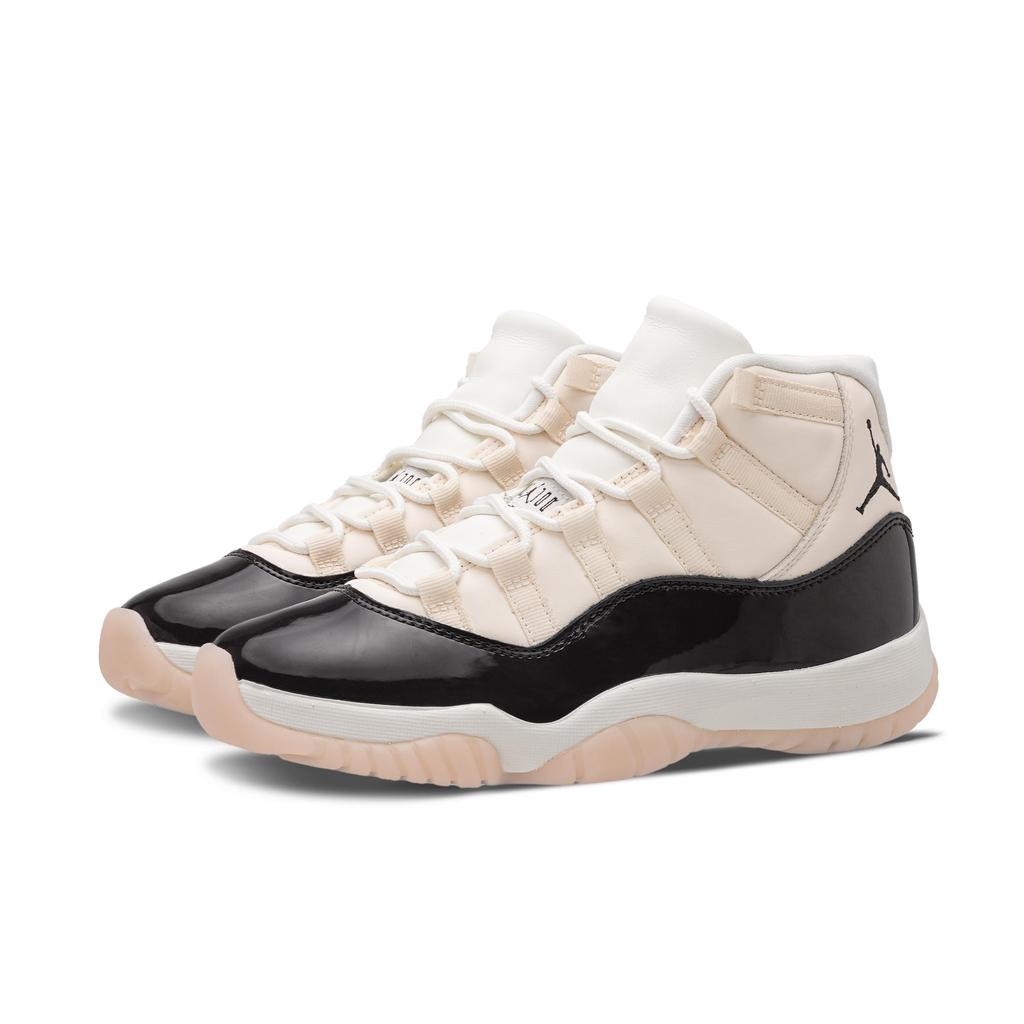 Jordan Air Jordan 11 Cushioning, Wear Resistant High Top Vintage Basketball Shoes Women's Pink AR0715-101(Team645-)