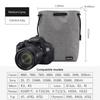 Adjustable Strap Camera Storage Bag Inner Bag Dustproof DSLR Drawstring Bag Handbag Velvet Lining Lens Protective Case Gadget