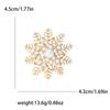 Rhinestone Snowflake Brooches for Women Unisex Christmas Pins Multi-color Available Fashion Jewellery Accessories Gifts