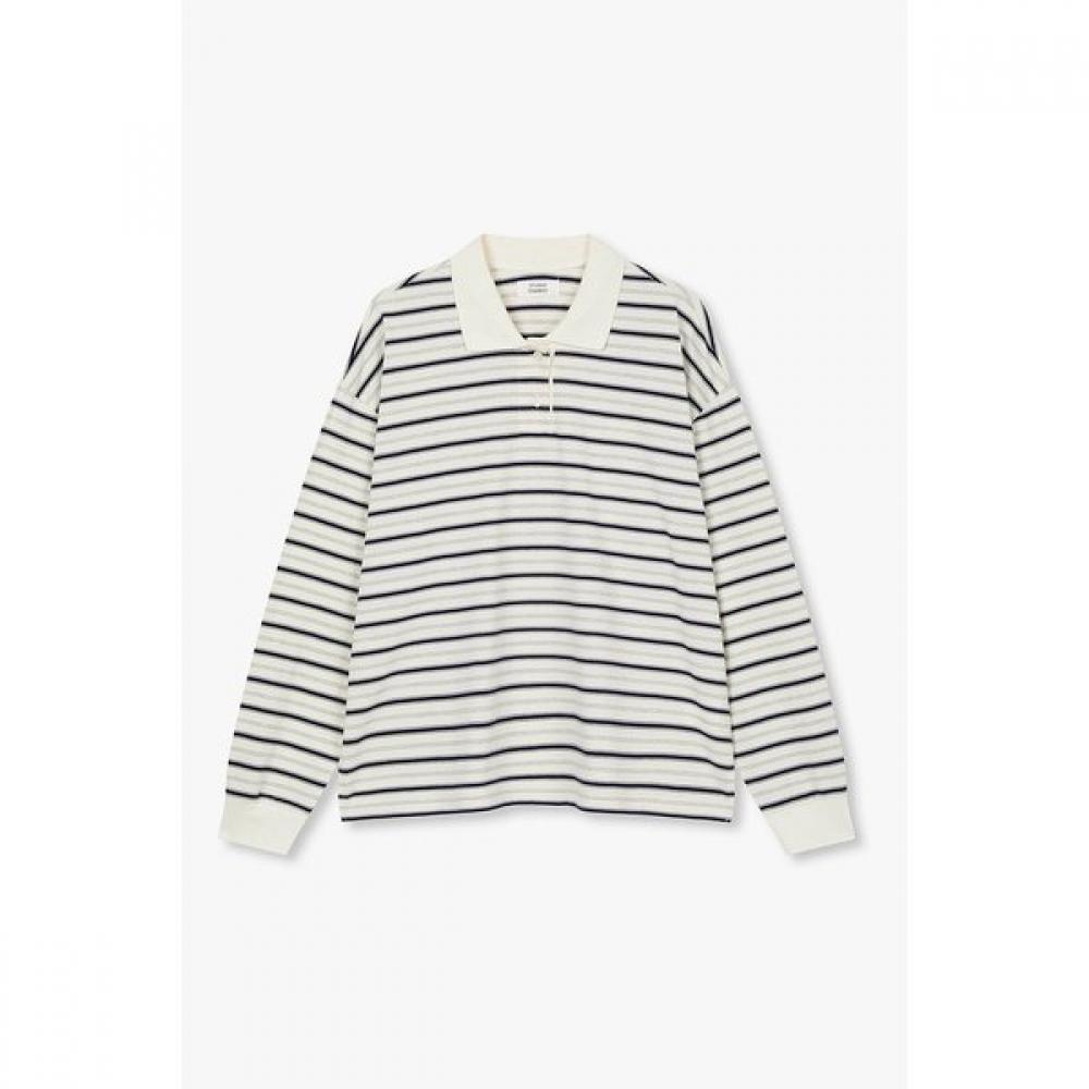 STUDIO TOMBOY Casual STripe Collar T shirT 9176322981