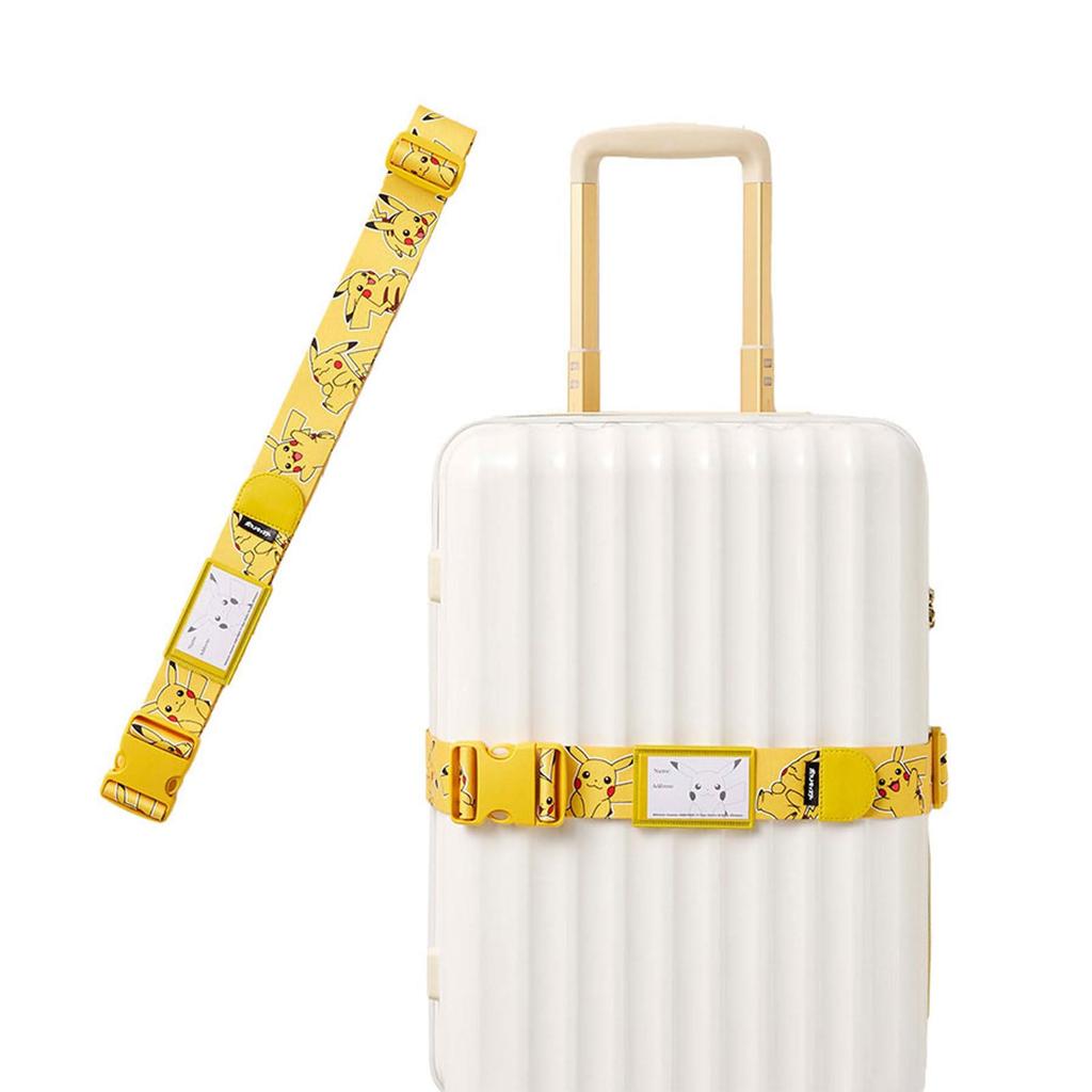 Koffer Pikachu Pocket Monsters Koffer Reiseaccessoires Pokémon-Gurt, Ein-Klick-Gurt,
