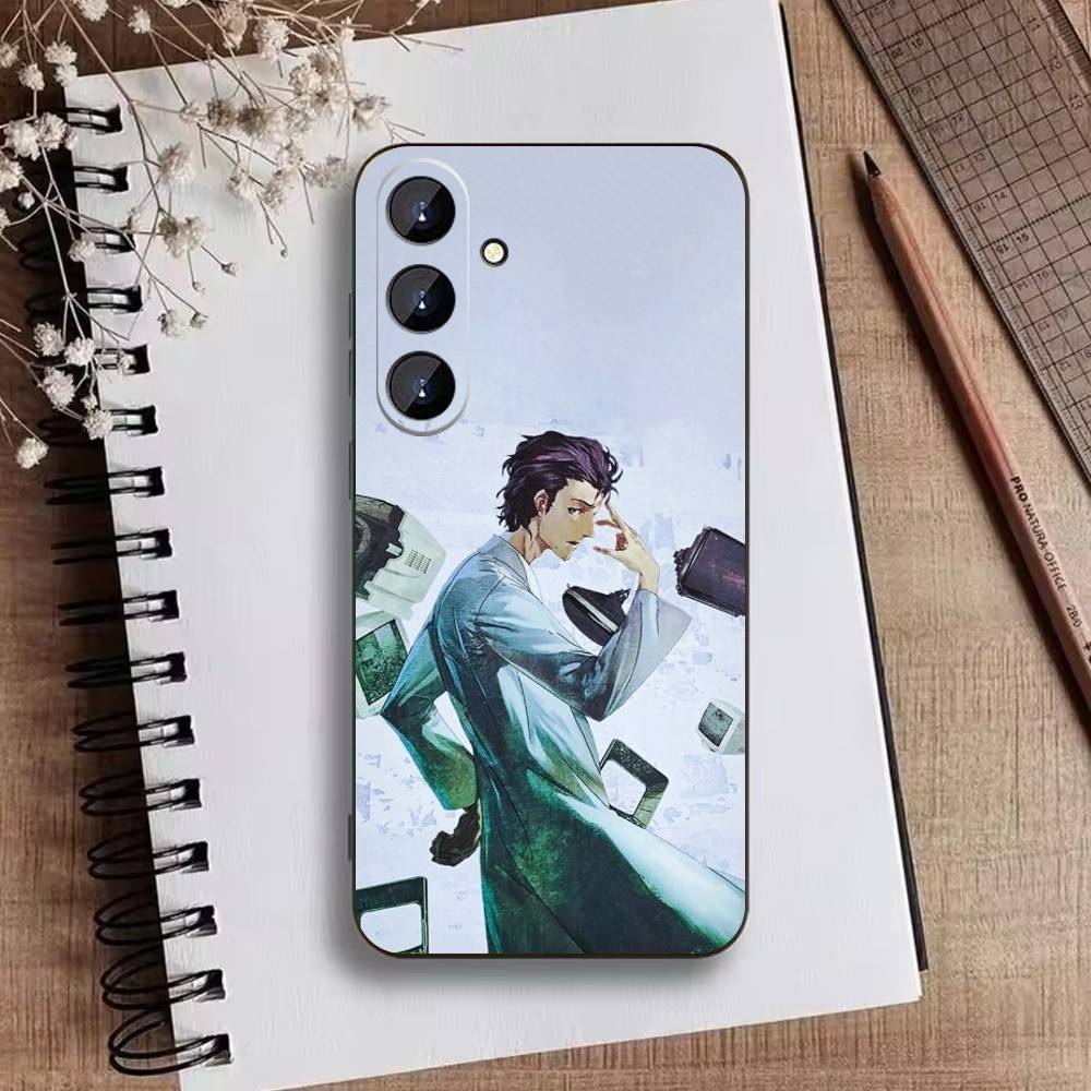 STEINS GATE D-Rintaro O-Okabe Phone Case For Samsung Galaxy A73,A21s,A22,A31,A52,A53,A71,A41Soft Black Shell