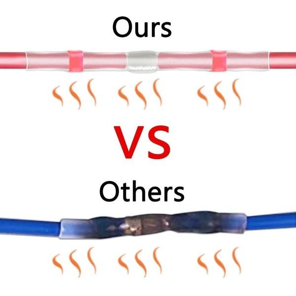 Wärmeschrumpf-Stoß-Crimpklemmen, wasserdichte Lötdichtung, elektrische Stoßverbinder, Drahtkabel-Spleißklemmen-Set