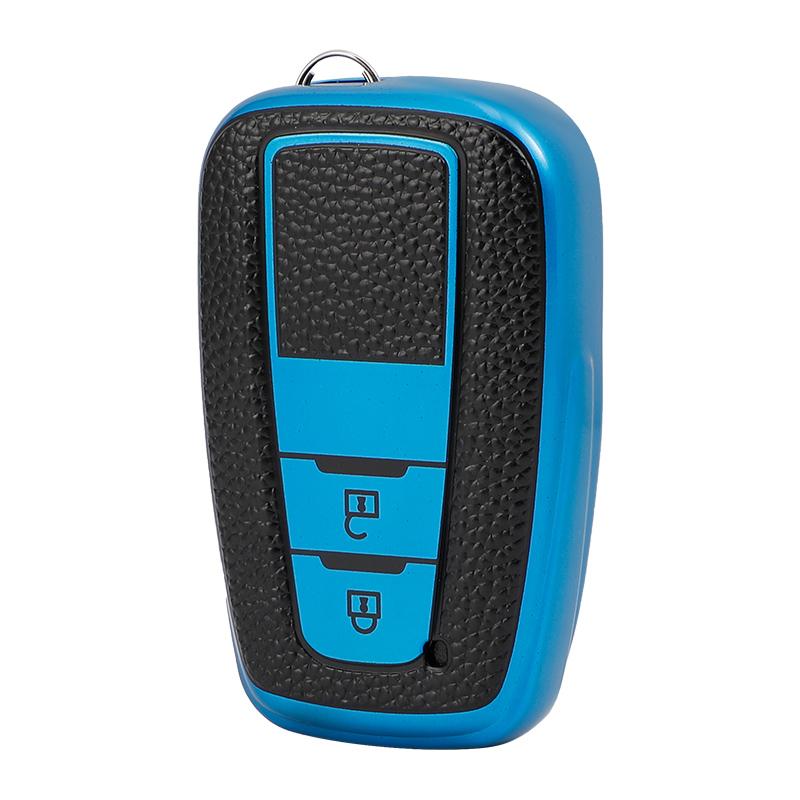 Auto Leather TPU Car Key Cover Case for Toyota Prius Camry Corolla C-HR CHR RAV4 Prado 2018 Keychain Accessories