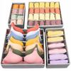 Drawer Organizer for Underwear, Socks, Clothes, Set of 4