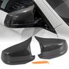 Carbon Fiber Rear View Side Wing Mirror Cover Caps For BMW F10 Pre-LCI 2011-2013