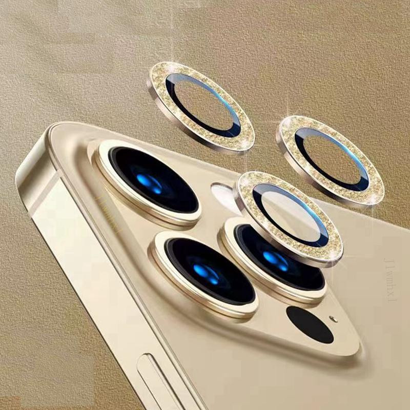 Protector Metalic Inel Obiectiv Sticlă pentru iPhone 16E 11 12 13 14 15 16 17 Pro Max plus Air 12 mini 13 mini Protecție Obiectiv Cameră Film Cameră