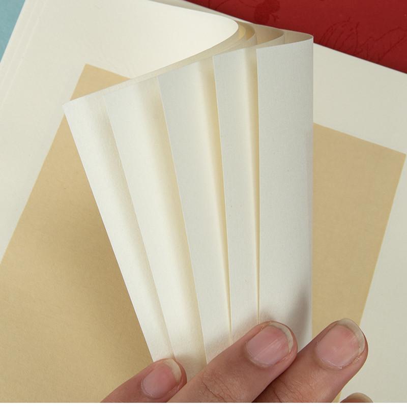 20 Sheets /set Batik Handmade Rice Paper Copying Calligraphy Paper Calligraphy Work Chinese Style Greeting Card Art Supplies Set