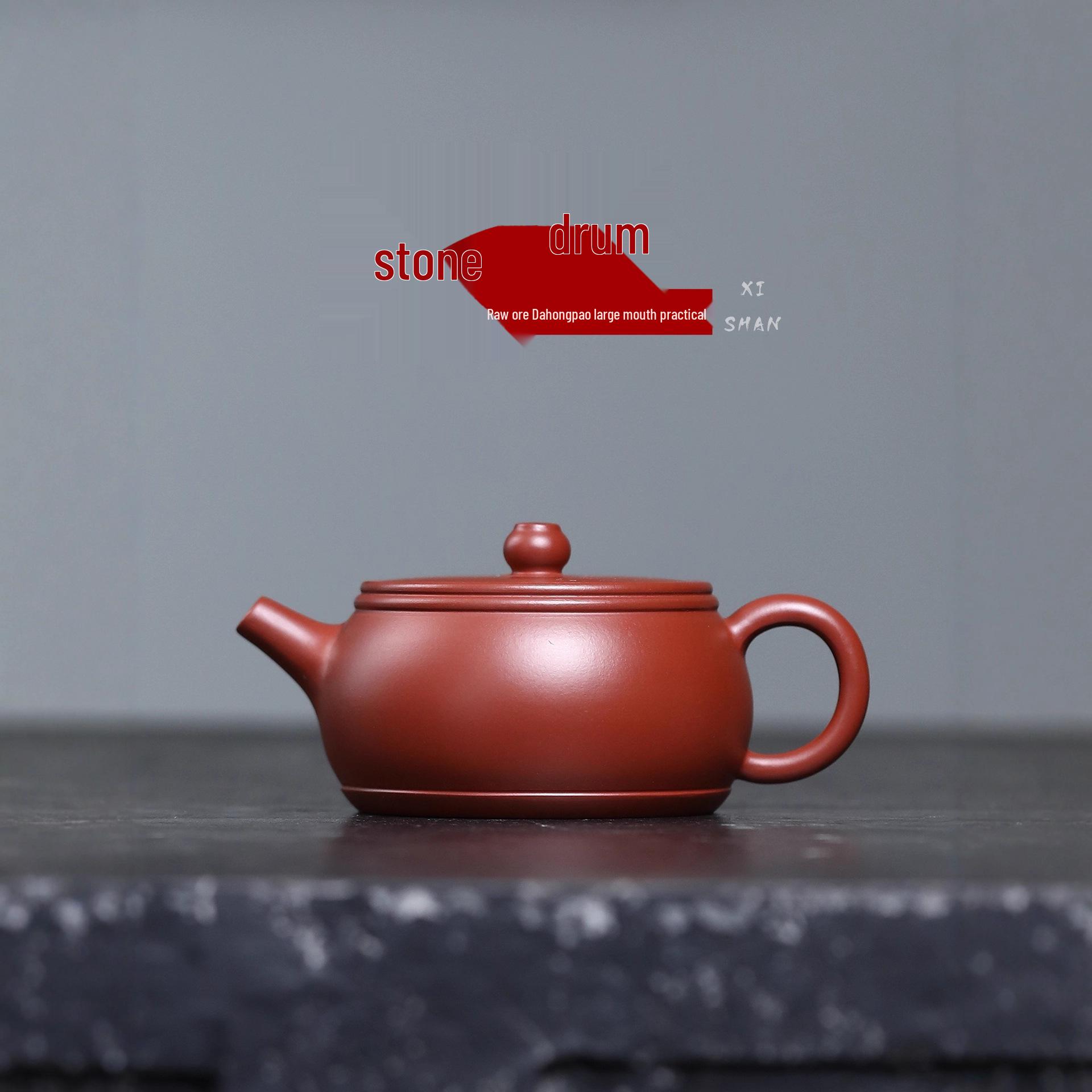 

Yixing Zisha Da Hong Pao Zhu Ni Teapot - Large 160cc Single Pot for Tea Brewing