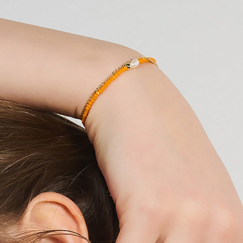 

Dana Burton Aria Pearl Layered Bracelet Red